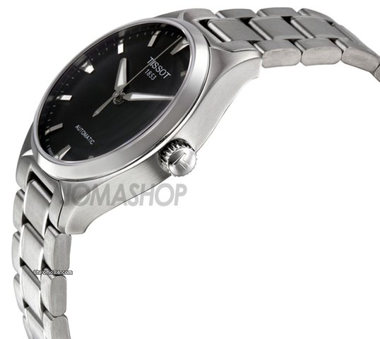 Tissot T Tempo Automatic Black Dial Stainless Steel Mens Watch T0604071105100 WATCHES 2