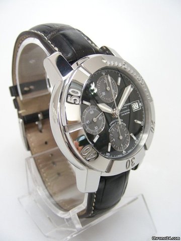 replica Baume & Mercier Capeland S chronographe steel/acier cadran noir black dial WATCHES 1