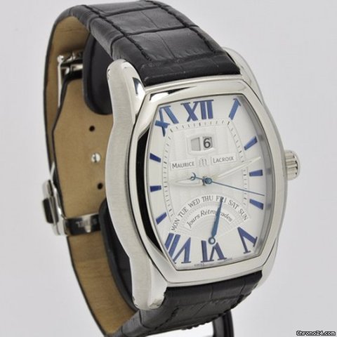replica Maurice Lacroix Masterpiece Jours Retrograde Tonneau WATCHES 1