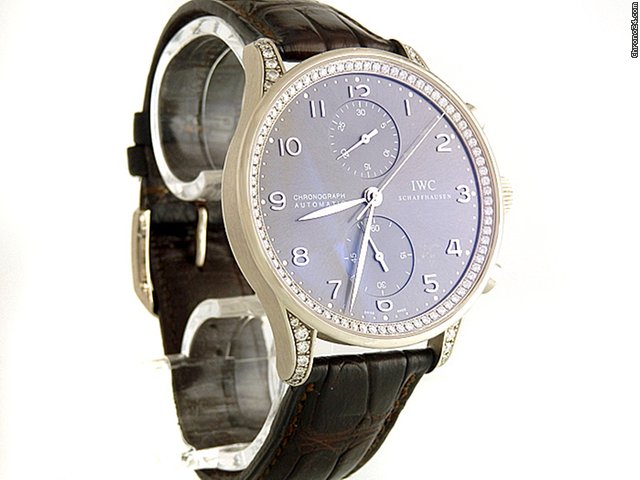 replica IWC Portugieser 18K/750 Wei gold Diamantbesatz Rarit?t WATCHES 1 