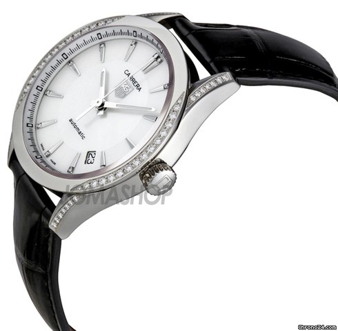 TAG Heuer Carrera Mother of Pearl Ladies Watch WV2212.FC6302 WATCHES 2