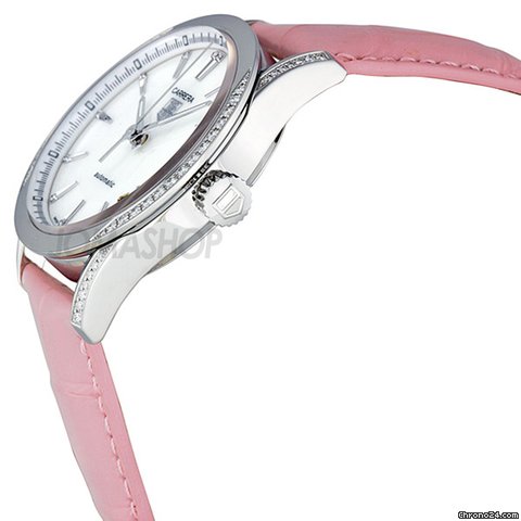 TAG Heuer Carrera Mother of Pearl Dial Diamond Automatic Ladies Watch WV2212FC6295 WATCHES 2