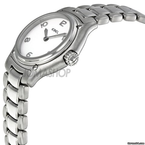 Ebel Classic White Dial Stainless Steel Ladies Watch 9090211-10665P WATCHES 2