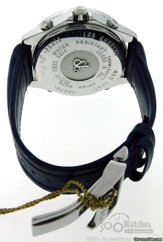 replica Jacob & Co. Men's Five Time Zones JC8 Blue Mother of Pearl Diamond Watch WATCHES 1 