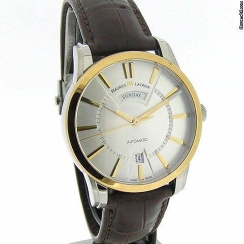 replica Maurice Lacroix Pontos Day - Date 18K WATCHES 1