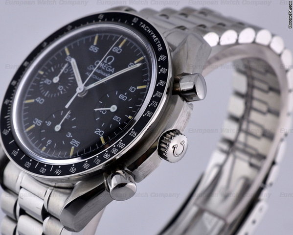 replica Omega Speedmaster Reduced SS/SS Black Dial 39MM WATCHES 1 