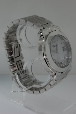Chopard Happy Sport II Round 36mm w/ Floating Diamonds WATCHES 2