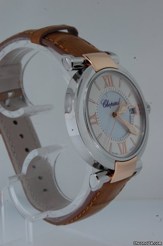 Chopard IMPERIALE 36MM LADIES STEEL & ROSE GOLD 388532-6001 WATCHES 2