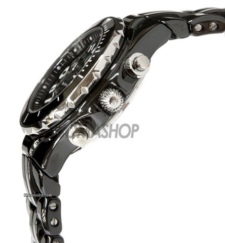 replica Technomarine Ceramic Mini Chrono Black Ladies Watch TLCCB02C WATCHES 1