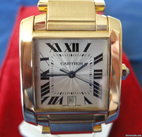 Cartier Tank Francaise Gold Large WATCHES 2