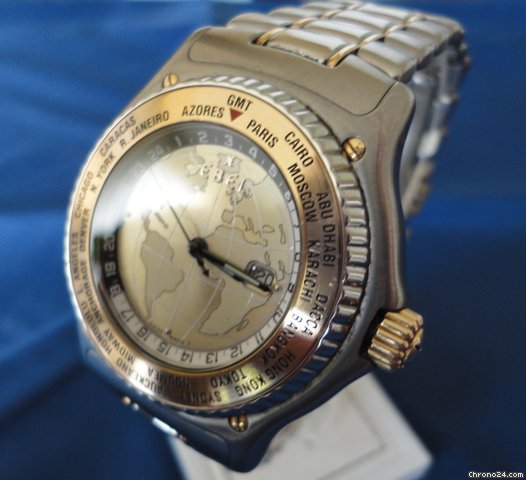 Ebel Voyager worldtime steel gold WATCHES 2