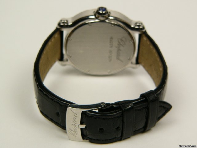 replica Chopard Happy Sport steel 7 diamonds and diamond bezel REF. 278476 WATCHES 1