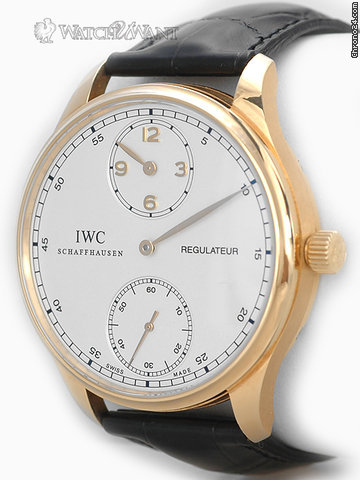 replica IWC Schaffhausen Portuguese Regulateur - 43mm Rose Gold - 5444-02 WATCHES 1