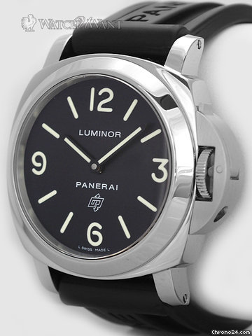 replica Panerai PAM 000 Luminor Base Logo 44mm Stainless Steel WATCHES 1