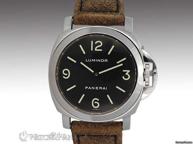 Panerai PAM 002 Luminor Base 44mm Polished Stainless Steel WATCHES 2