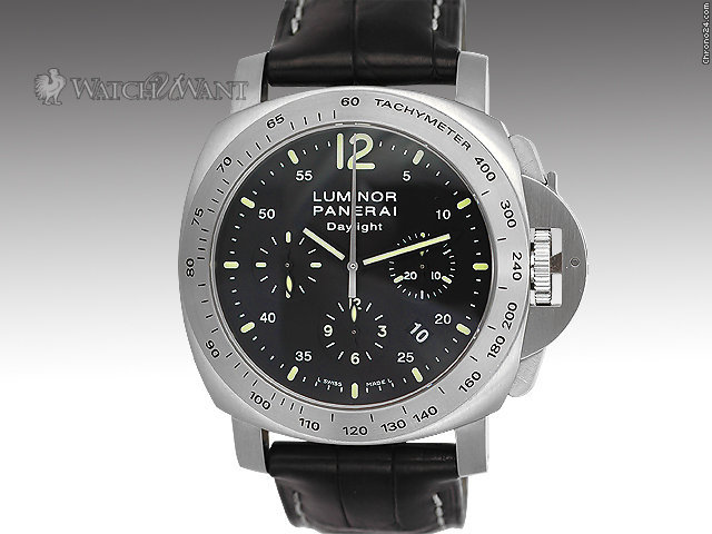 Panerai PAM 250 - Luminor Daylight Chronograph - 44mm Stainless Steel - Boxes/Papers 100% Complete & As-New WATCHES 2