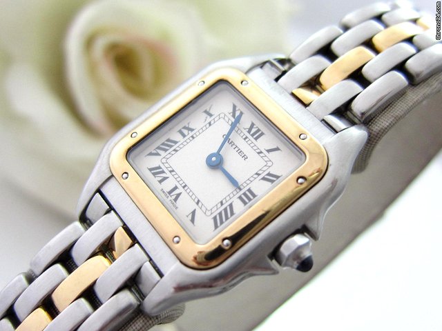 Cartier Panthere Stahl /Gold WATCHES 2