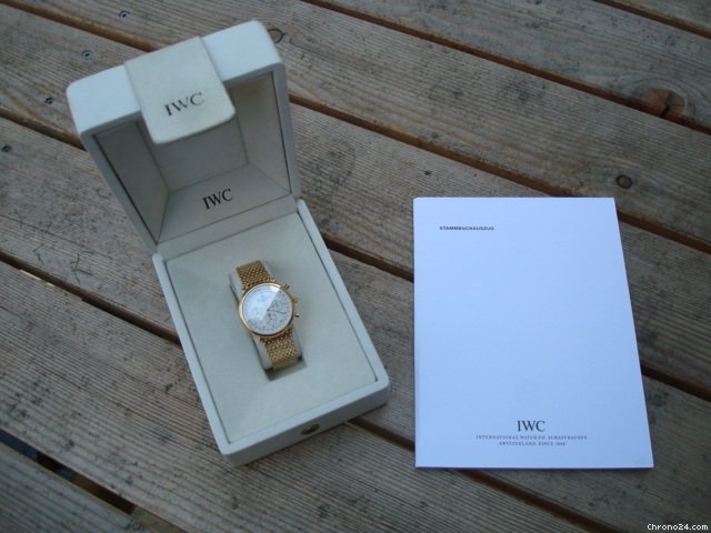 IWC Portofino Chronograph in Gelbgold von 1992 WATCHES 2