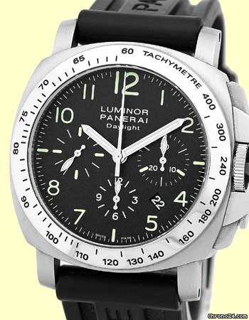 Panerai Gent's Stainless Steel Luminor Daylight Chronograph Strapwatch WATCHES 2