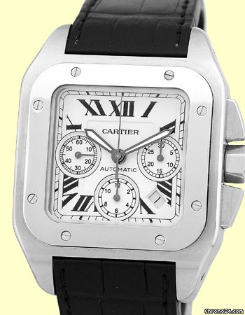 Cartier Santos 100 Chronograph XL Strapwatch WATCHES 2