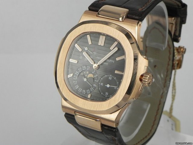 replica Patek Philippe NAUTILUS CALENDARIO COMPLETO FASI DI LUNA ORO ROSA WATCHES 1 