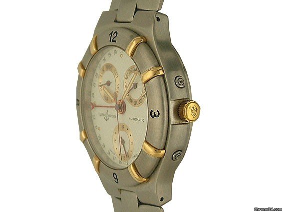 Ulysse Nardin Acqua 24h Kalender Stahl/Gelbgold Ref. 254-26-8 Vintage 37mm WATCHES 2