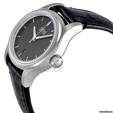 Oris Classic Date Automatic Black Dial Stainless Steel Ladies Watch 561-7650-4054LS WATCHES 2