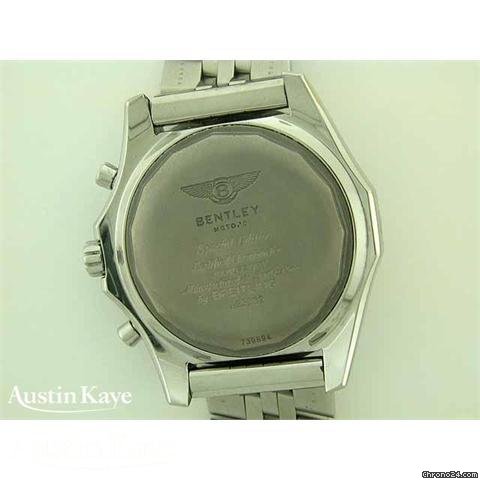 Breitling Bently Motors steel automatic chronograph on bracelet WATCHES 2