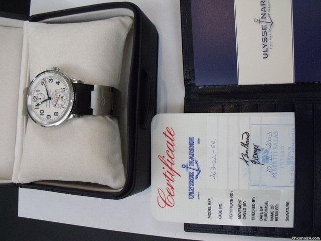 replica Ulysse Nardin Chronometer ref.263-22 en acier WATCHES 1