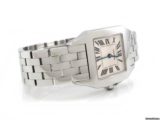 Cartier "SANTOS DEMOISELLE W25065Z5" 26 mm Edelstahl Quarz WATCHES 2