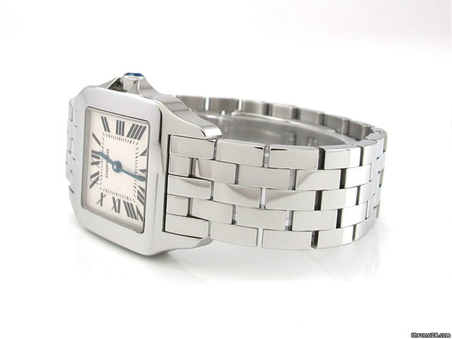 replica Cartier "SANTOS DEMOISELLE W25065Z5" 26 mm Edelstahl Quarz WATCHES 1