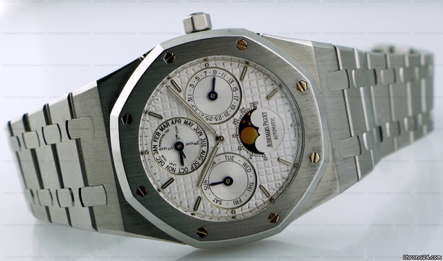 Audemars Piguet Royal Oak Quantime Perpetual Calendar SS/SS White WATCHES 2