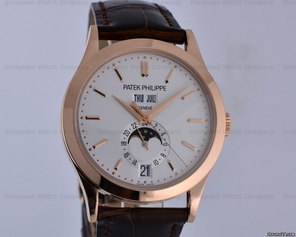 Patek Philippe Annual Calendar 18K Rose Gold Stick Dial 38MM WATCHES 2