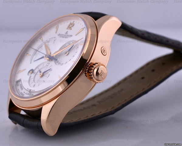 replica Jaeger-LeCoultre Master Geographic 18K Rose Gold Silver Dial 40MM WATCHES 1