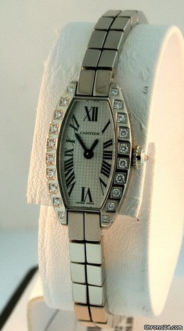 replica Cartier Tank Allongee White Gold Pre-owned WATCHES 1