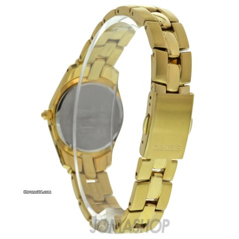 replica Seiko Reflections Gold-tone Steel Ladies Watch SXDA74 WATCHES 1