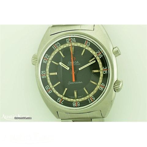 replica Omega Seamaster Chronostop steel manual on strap WATCHES 1