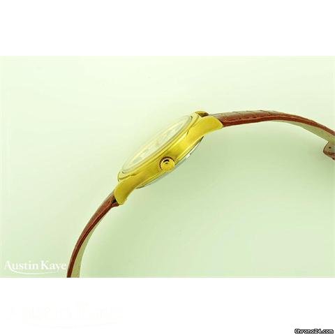 replica Omega Geneve gold plated automatic on strap WATCHES 1 