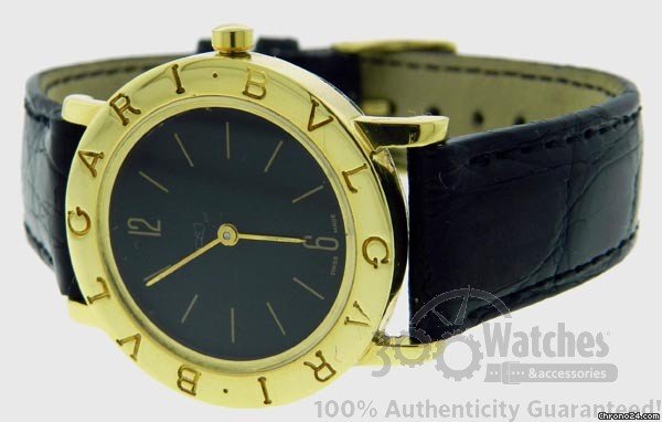 Bulgari Unisex BB30GL 18K Gold Date Mid Size 30mm Watch WATCHES 2