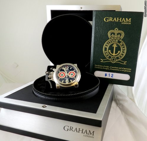 replica Graham CHRONOFIGHTER MARK II OVERLORD LIMITED EDITION ITALIA 50P. WATCHES 1