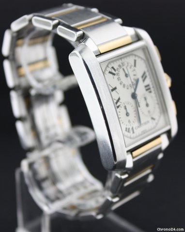 Cartier Tank Fran?ais bi-color chrono WATCHES 2