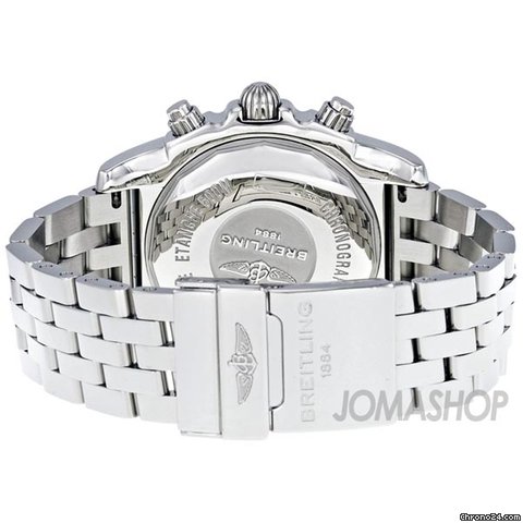 replica Breitling Chronomat B01 Antarctica White Chronograph Mens Watch AB011011-A690SS WATCHES 1