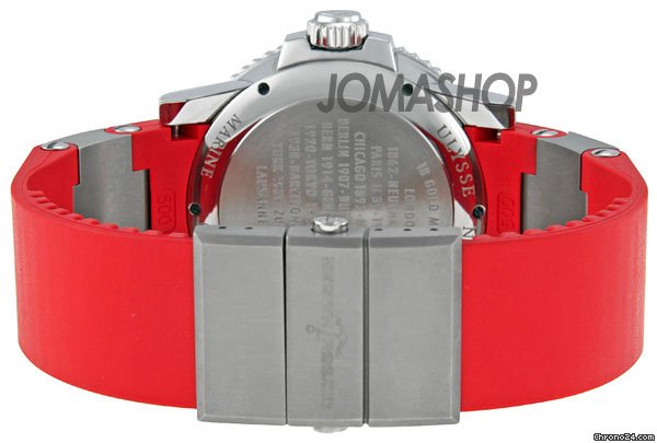 replica Ulysse Nardin Maxi Marine Diver Red Dial Automatic Mens Watch 263-33-3-96 WATCHES 1