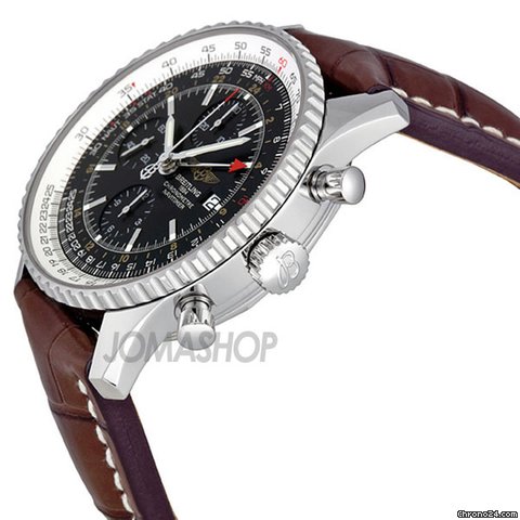 Breitling Navitimer World Automatic Chronograph Black Dial Mens Watch A2432212-B726BRCD WATCHES 2