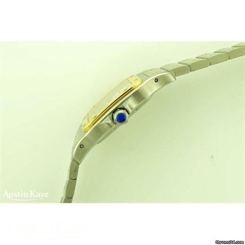 Cartier Santos Bi-metal automatic on bracelet WATCHES 2