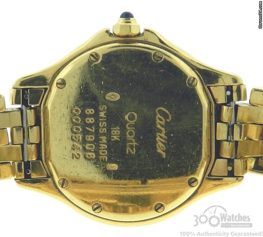 replica Cartier Cougar Round Panthere 18K Gold Date Watch WATCHES 1 