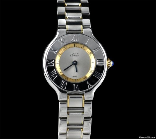 Cartier Must de 21 18K/SS Mid Size WATCHES 2