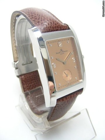 replica Baume & Mercier Hampton medium steel/acier cadran bronze/bronze dial WATCHES 1