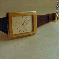 replica Omega de ville vintage rectang bicolor RARE- NOS WATCHES 1