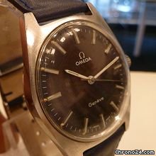 replica Omega genEve mecanique fond visse - cadran mauve WATCHES 1